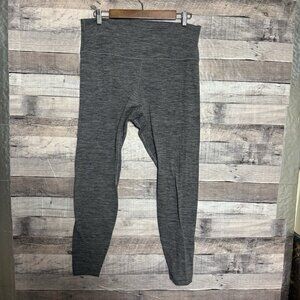Lululemon Align Pant 28" Size 14 Heathered Black  Lightweight Leggings